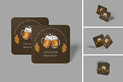 Coaster Mockup, a Product Mockup by Squashy Creative Studio (Thumbnail 1 of 5)