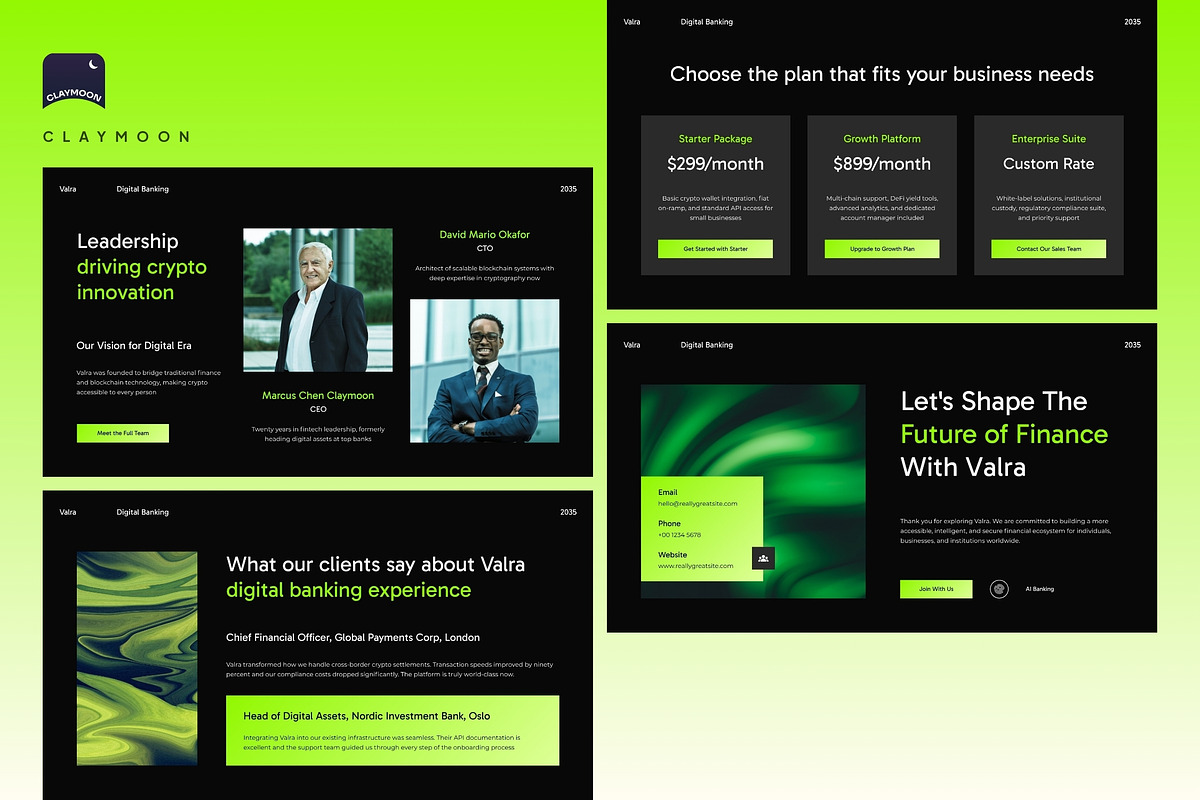 Digital Banking: Intelligent Finance, a Presentation Template by Claymoon Lab (Photo 6 of 6)