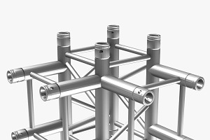 Square Truss Corner Junction 44