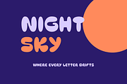 Klouds - Bubbly Playful Retro Font, a Handwritten Font by Oblique Foundry (Thumbnail 6 of 10)
