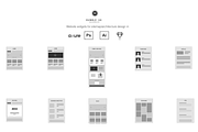 Website sitemap flowchart widgets, a Templates & Theme by Humble UX (Thumbnail 2 of 2)