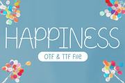 Happiness | Handwriting Font, a Handwritten Font by LivelyAutumn11.11 (Thumbnail 1 of 5)