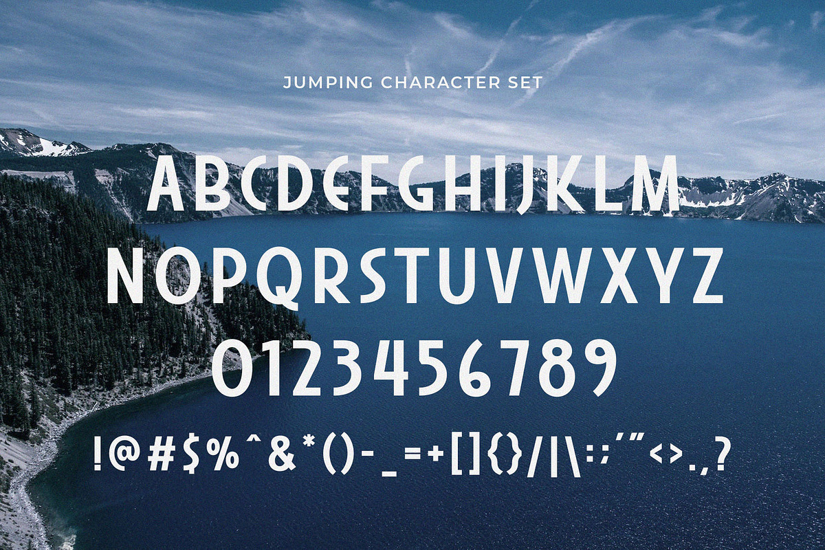 Jumping - Modern Display Sans Serif, a Sans Serif Font by Typeformers (Photo 4 of 5)