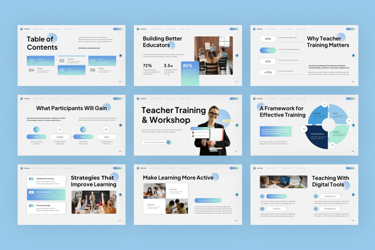 Teacher Training & Workshop Keynote, a Presentation Template by Loin Studio (Photo 3 of 4)
