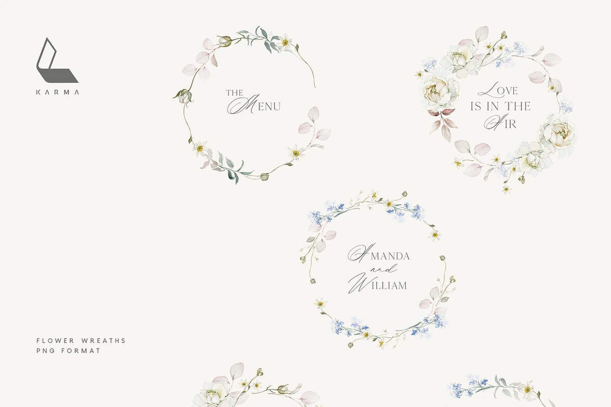 1K+ Belle Watercolor Floral Bundle, an Illustration by Karma (Photo 16 of 54)