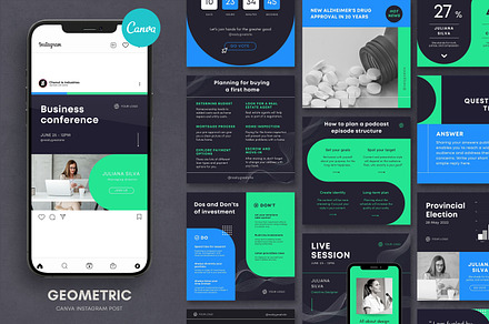 GEOMETRIC News CANVA Instagram post