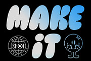 Bubble Bliss Typeface, a Font by MightySHORT (Thumbnail 10 of 10)