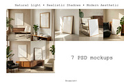 Natural Light Frame Mockups Set PSD, a Mockup by DreamoraArt (Thumbnail 4 of 5)
