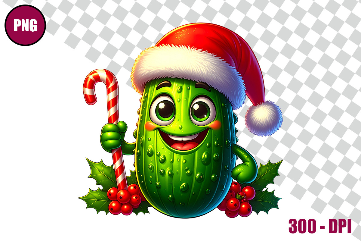 Christmas Pickles Clipart Bundle, a Decorative Illustration by taramija (Photo 17 of 26)