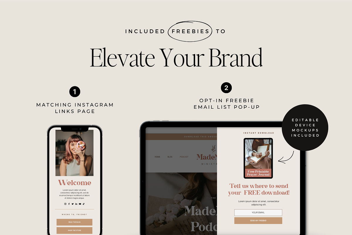 Blog, Podcast Wix Website Template, a Wix Template by Ton Rêve Design Studio (Photo 3 of 9)