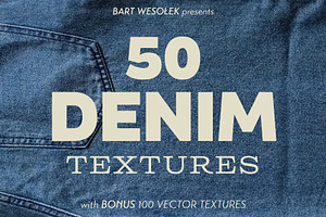50 Denim Textures + BONUS