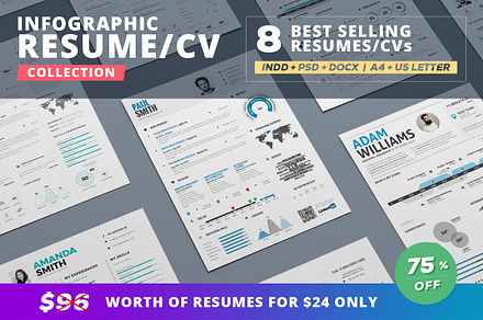 Infographic Resume Bundle