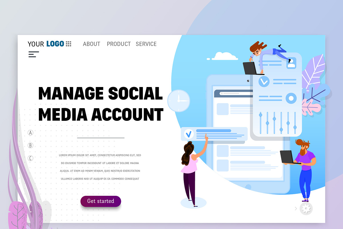 30 Landing Page Templates, a Templates & Theme by zao4nik (Photo 19 of 19)