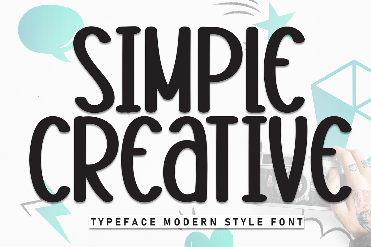 Simple Creative | Script Font, a Script Font by Scratchones (Photo 1 of 8)