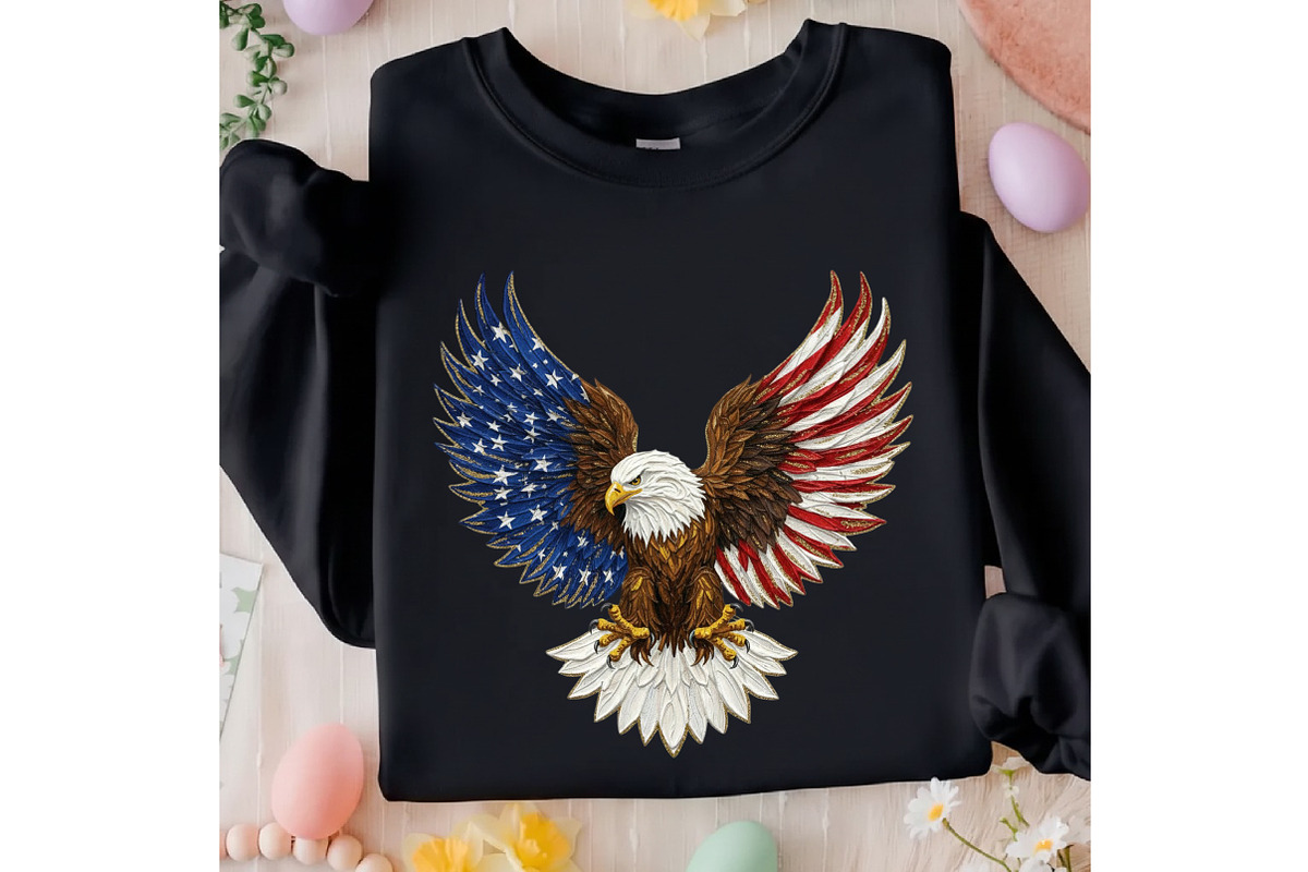 Brushstroke Patriotic American Eagle, an Illustration by designcity5 (Photo 2 of 9)