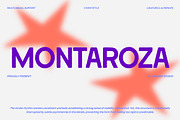 Montaroza – Rough Texture Geometric, a Sans Serif Font by Casloop Studio (Thumbnail 1 of 10)
