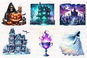 Halloween Spooky Night Collection, an Illustration by CreationArt (Thumbnail 6 of 7)