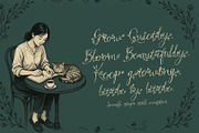 WindeRums - Rustic Floral Script, a Script Font by HypeWorksCo (Thumbnail 7 of 15)