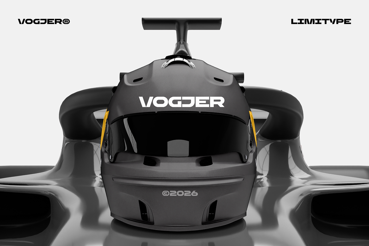 Vogjer - Bold Futuristic Font, a Sans Serif Font by limitype (Photo 12 of 14)
