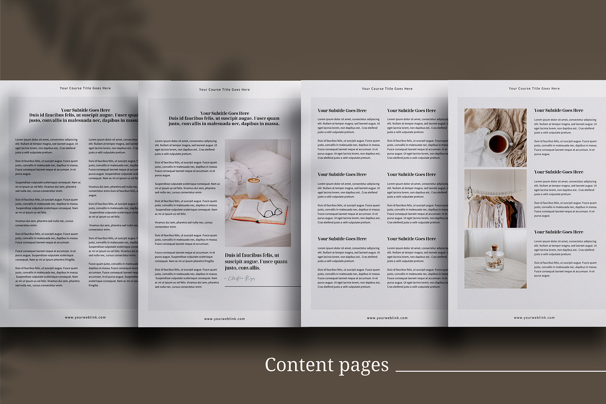 eCourse Workbook Canva template, a Magazine Template by 3.14&Co (Photo 7 of 12)