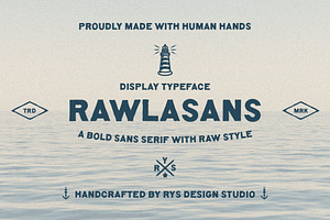 Rawlasans - A Handmade Font