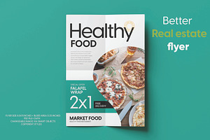 Better fast food sale flyer template, a Flyer Template by Workhu