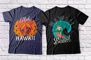 Hawaii Beach. Font & T-shirts, a Blackletter Font by VozzyStock (Thumbnail 7 of 9)