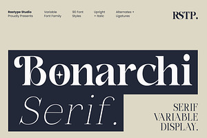 Bonarchi - Family Font
