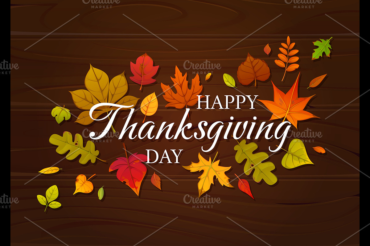 Happy Thanksgiving day, a Seasonal Illustration by Vector Tradition (Photo 2 of 3)