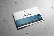 Brochure Mock-Up / A4 Landscape, a Print Template by Mockup Cloud (Thumbnail 1 of 5)