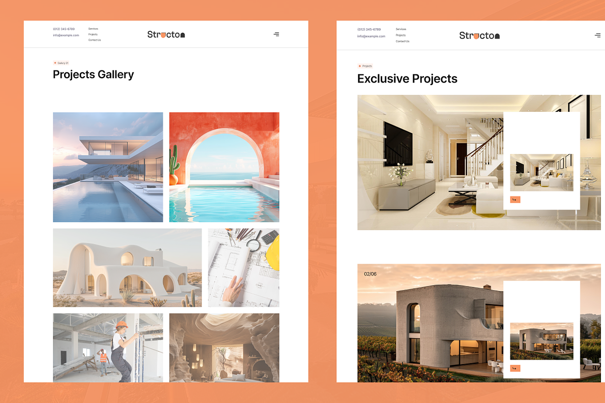 Structon, Architecture HTML Template, a HTML Template by TNCFlow (Photo 4 of 5)