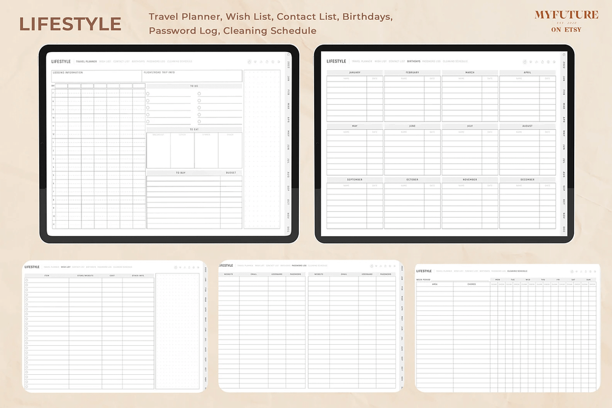 Digital Planner - GoodNotes - 2023 preview 5