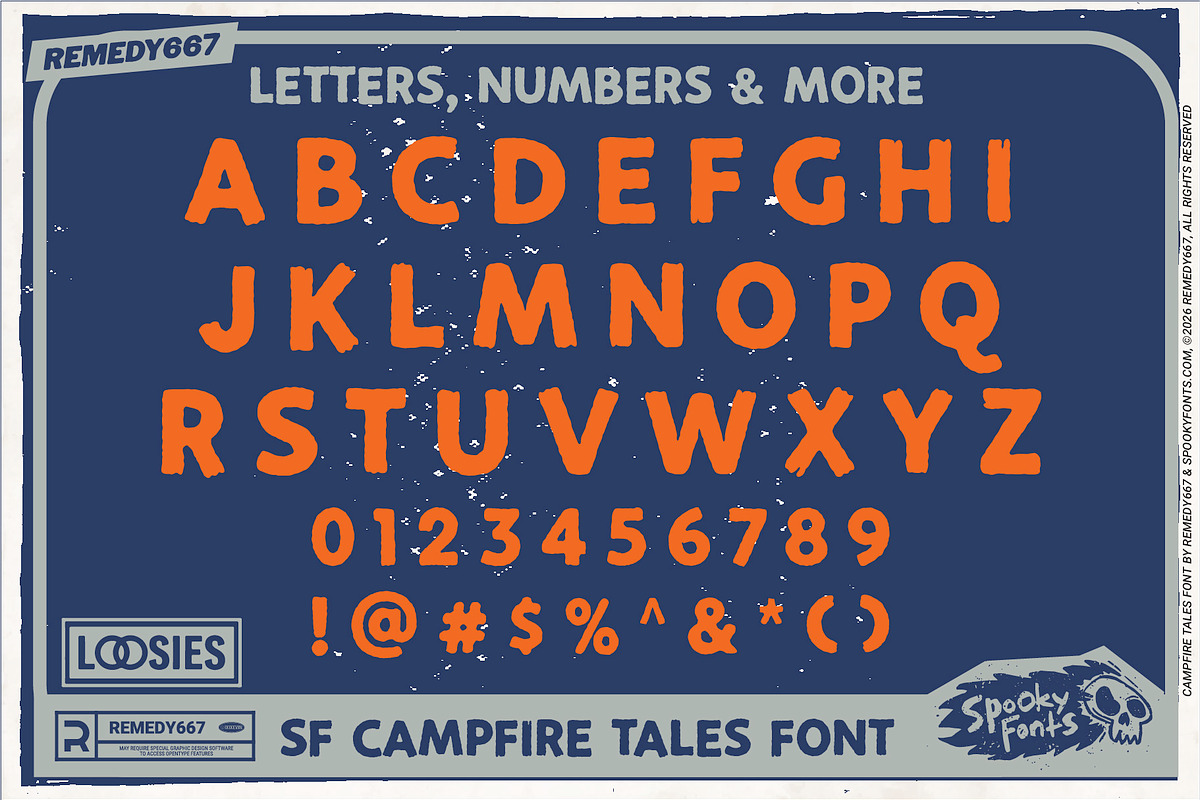 Campfire Tales, a Handwritten Font by Remedy667 (Photo 5 of 5)