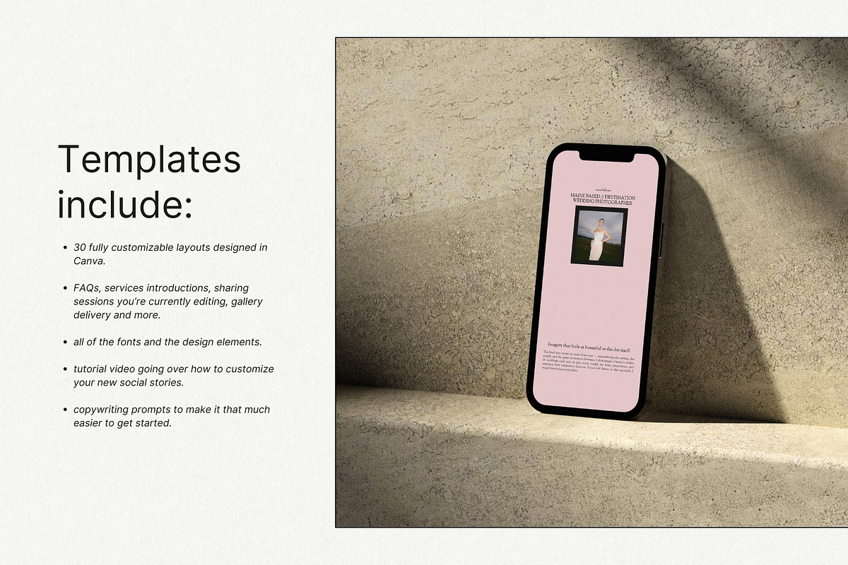 Romantic Instagram Story Templates, a Social Media Template by Seventh Made (Photo 3 of 3)