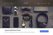 Yota - Creative WordPress Theme, a WordPress Template by ThemeFocus (Thumbnail 2 of 3)
