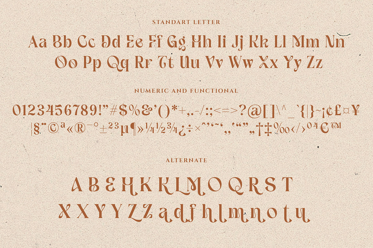 Gold Badge Unique Display Serif Font, a Serif Font by RantautypeStudio (Photo 14 of 15)
