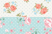 Vintage roses patterns, a Pattern Graphic by MeadowFox (Thumbnail 4 of 5)