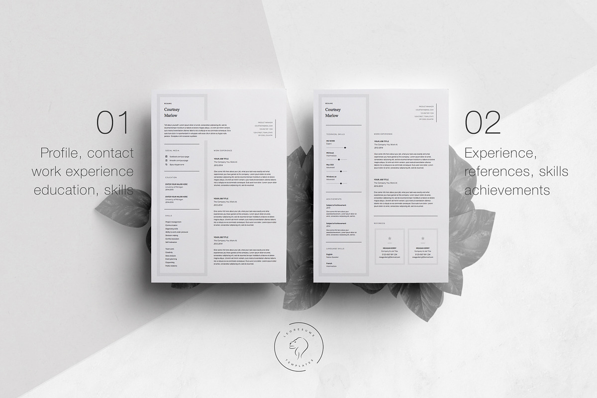 Resume Template for Word - 5 Pages, a Resume Template by Leo Resume (Photo 3 of 7)