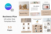 Business Plan Template Canva, a Presentation Template by PittaFinePrint (Thumbnail 1 of 10)