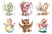 Colorful Baby Dragon PNG, an Illustration by SinaCreation (Thumbnail 3 of 5)