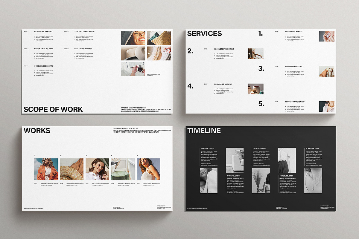 Minimalist Proposal Presentation, a Presentation Template by RedGiant (Photo 4 of 6)