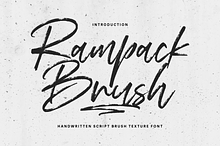 Rampack Handwritten Brush Texture