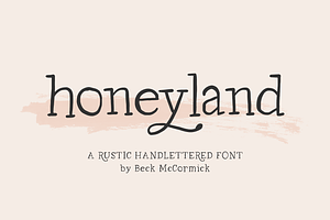 Honeyland Serif Font