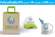 Renewable Energy Logo, a Branding & Logo Template by Designoo (Thumbnail 2 of 6)