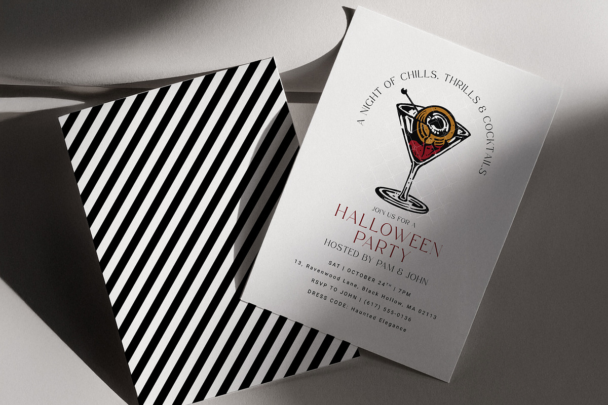 Halloween Canva Invitation - Temp 2, a Marketing Template by BloomToLife By Dona (Photo 2 of 4)