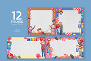 Forever Friends – Watercolor Kids, a Person Illustration by CreativeValuation (Thumbnail 4 of 12)