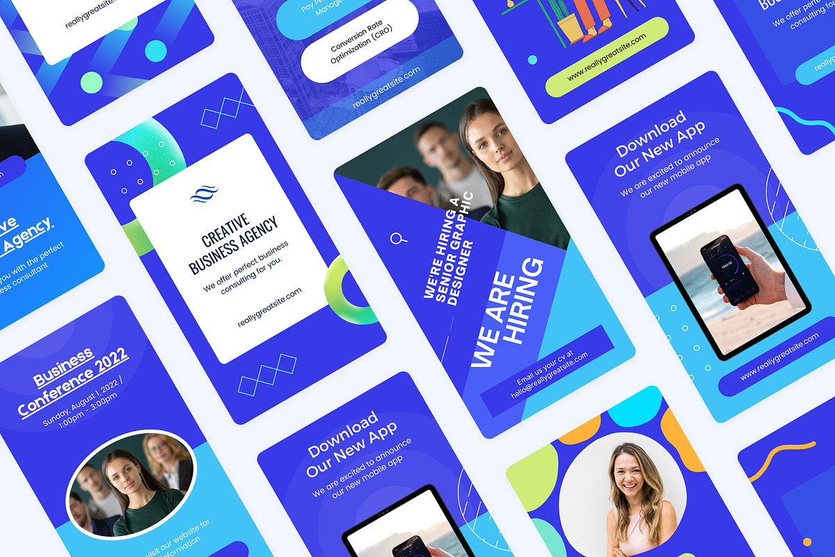Business Instagram Stories Canva, a Social Media Template by Crevo Studio (Photo 3 of 8)