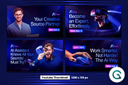 AI Assistant Social Media Template, a Social Media Template by Geelator Studio (Thumbnail 4 of 4)