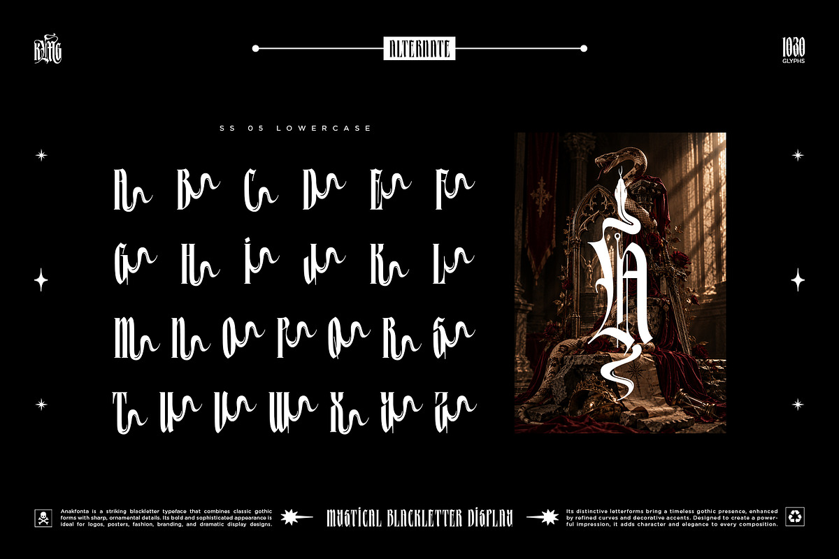 Anakfonta Typeface, a Blackletter Font by alit design (Photo 7 of 20)