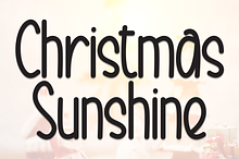 Christmas Sunshine | Script Font